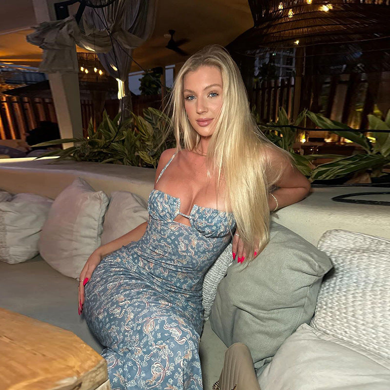 Robe Midi à motif floral Chic und Stil pour femmes