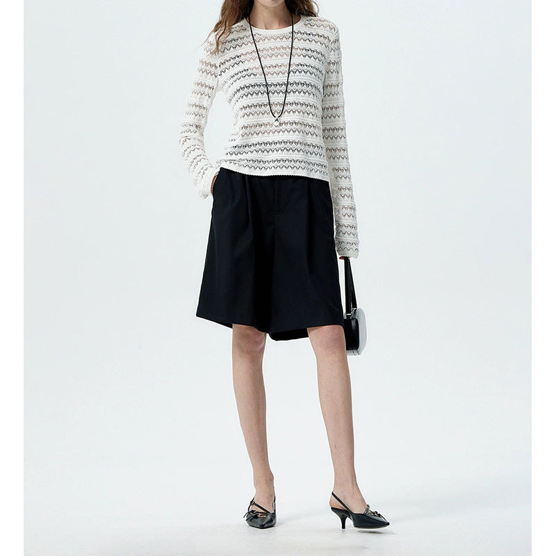 Pullover en dentelle chic pour femmes Chic und Stil