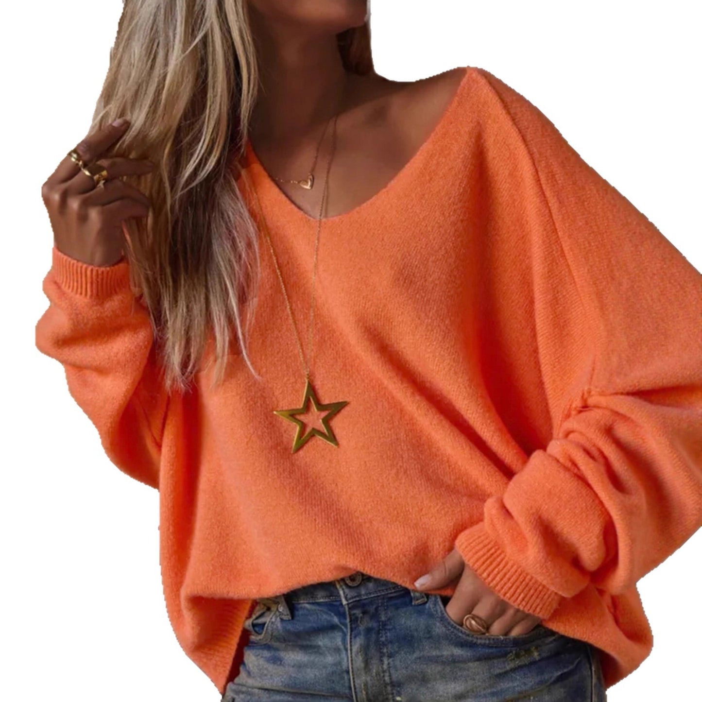 Dames Pull surdimensionné Chic und Stil
