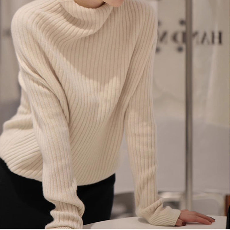 Pull en tricot côtelé pour femmes Chic und Stil