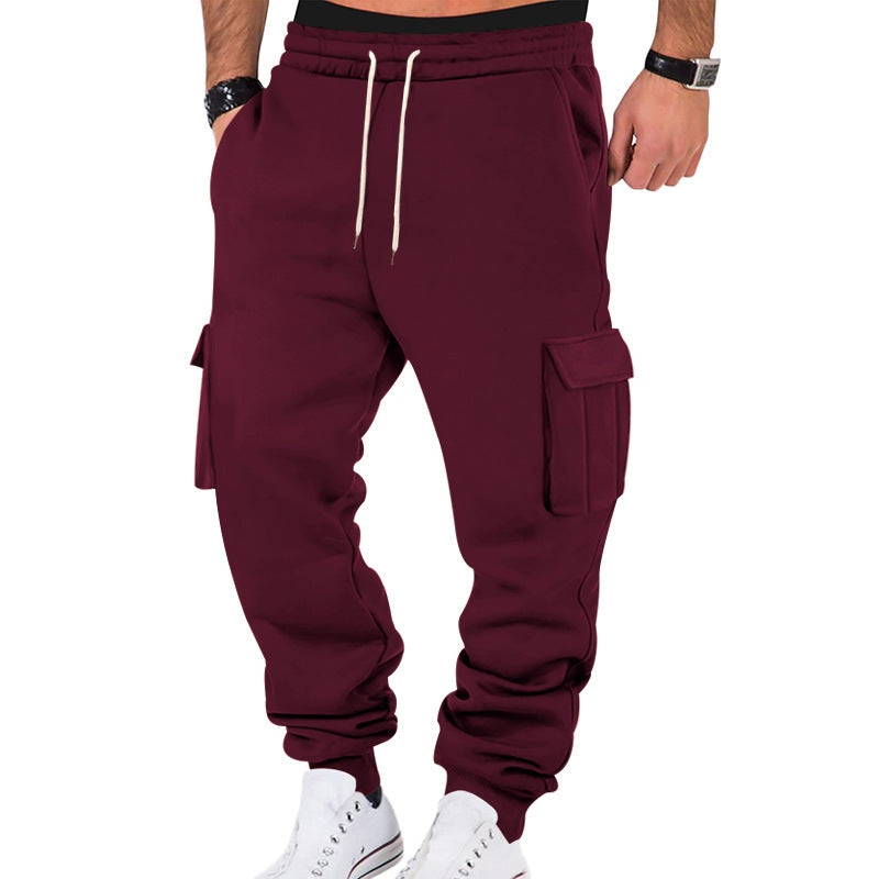 Pantalon de jogging cargo pour hommes avec taille élastique et poches pratiques Chic und Stil