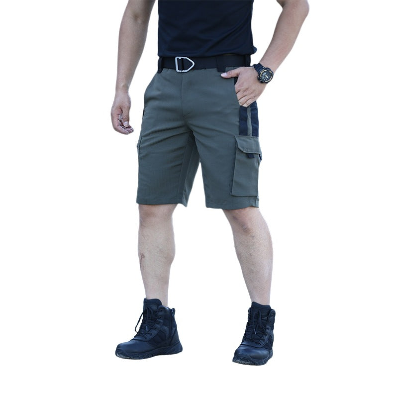 Shorts cargo pour hommes avec poches latérales pratiques et taille réglable Chic und Stil