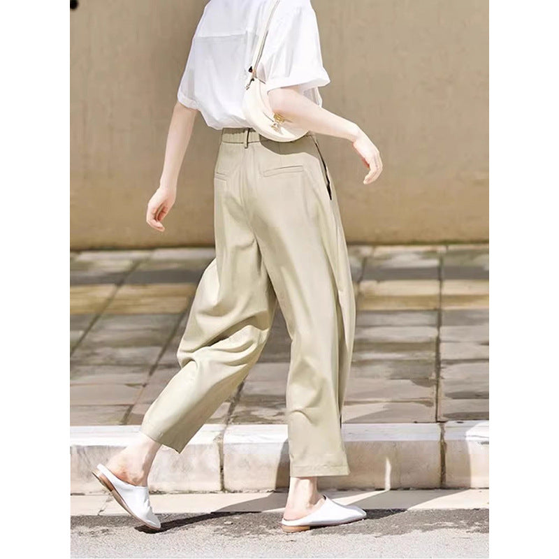 Pantalons amples taille haute pour femmes Chic und Stil
