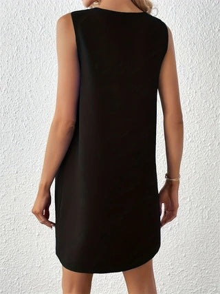 Robe femme en A avec un élégant décolleté clé Chic und Stil