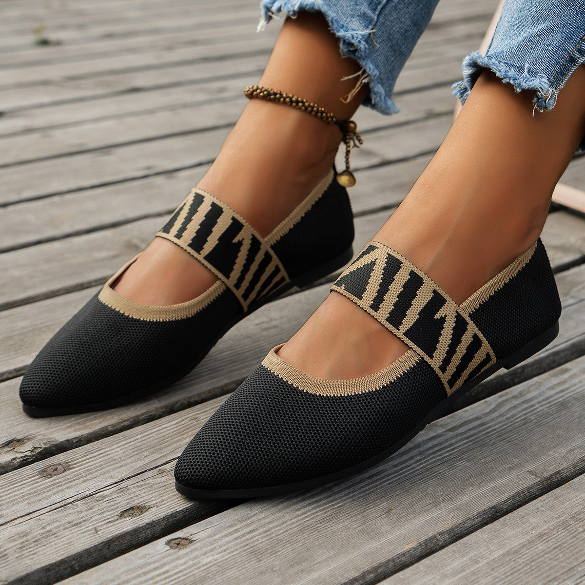 Chaussons en mesh pour femmes Chic und Stil