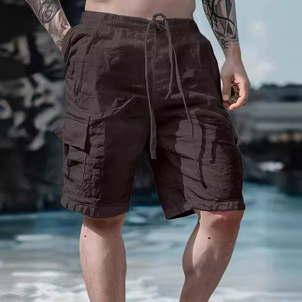 Shorts cargo pour hommes avec plusieurs poches Chic und Stil