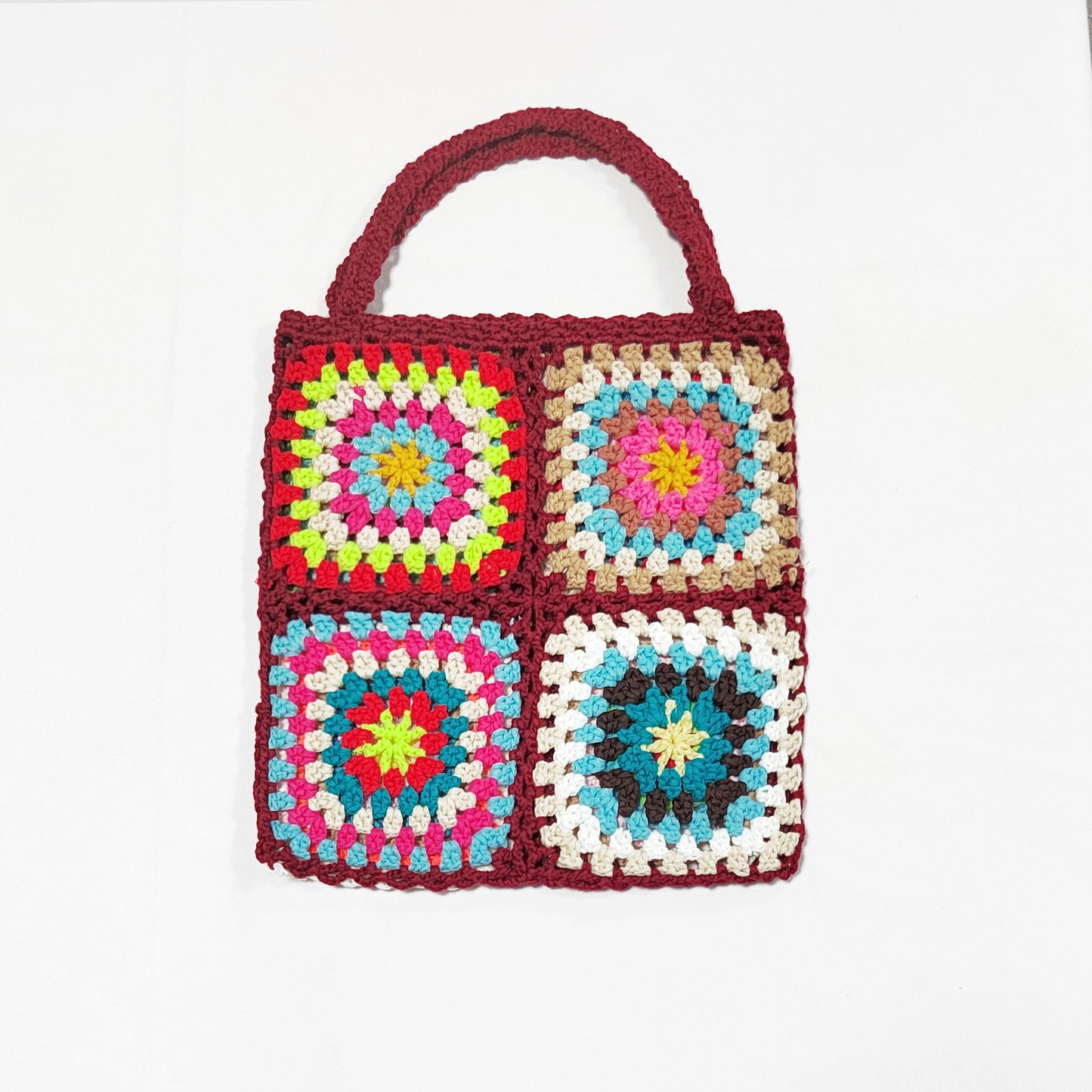 Sac fourre-tout en crochet fait à la main pour femmes Chic und Stil