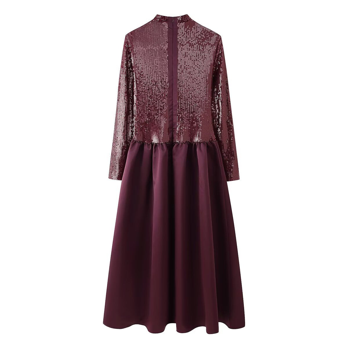 Robe de fête pour femmes avec haut scintillant et jupe évasée Chic und Stil