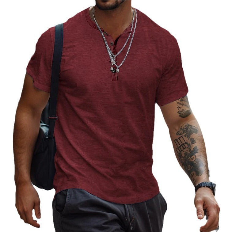 Chemise polo en fine maille décontractée pour hommes Chic und Stil