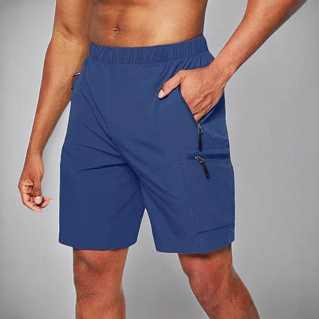 Shorts fonctionnels pour hommes avec taille élastique et poches zippées pratiques Chic und Stil