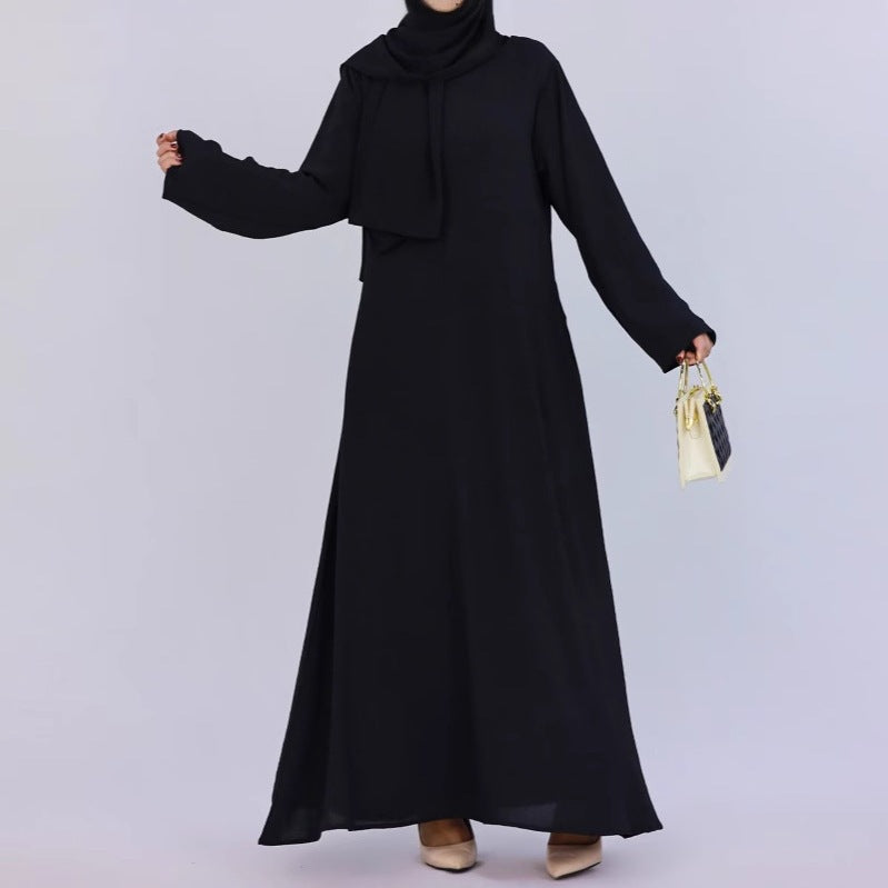 Robe maxi femme avec coupe élégante et jeu large Chic und Stil