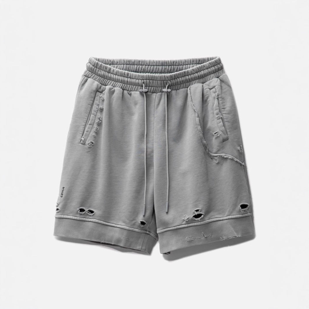 Shorts D détruits à la mode pour femmes Chic und Stil