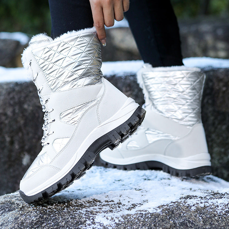 Bottes d'hiver pour femmes avec doublure isolante et semelle antidérapante Chic und Stil