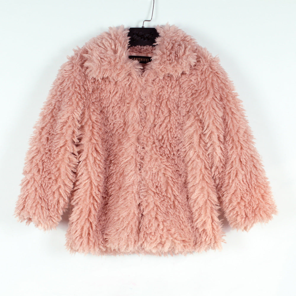 Ladies Plush Oversized Pullover Chic and Style