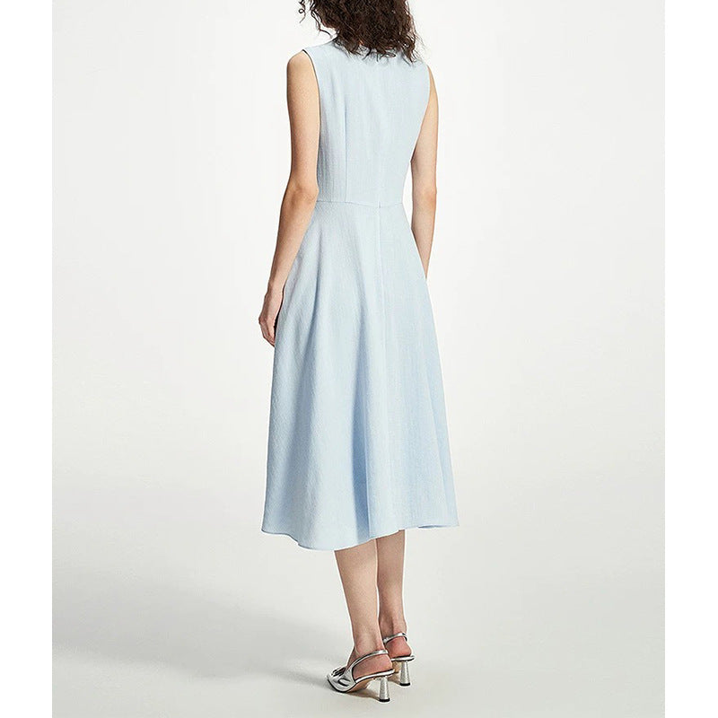 Robe midi asymétrique élégante pour femme Chic und Stil