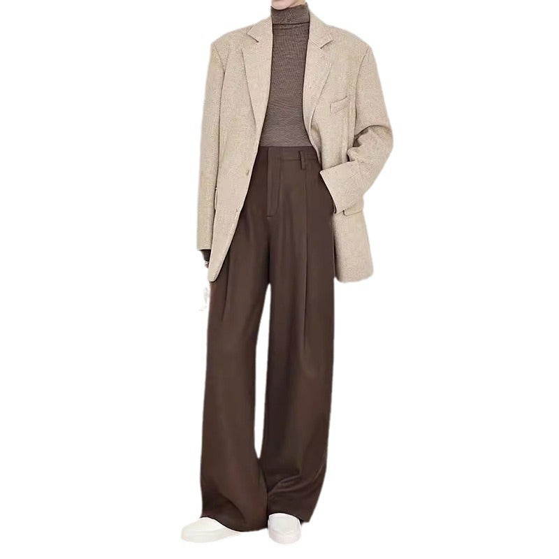 Lightweight Layered Cardigan Set for Women and Wide Leg Pants Chic and Style