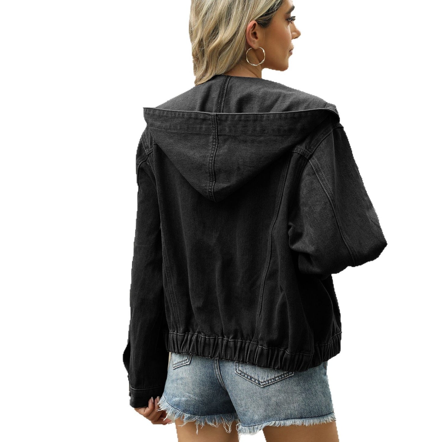 Veste en jean oversize décontractée pour femmes avec des accents modernes Chic und Stil
