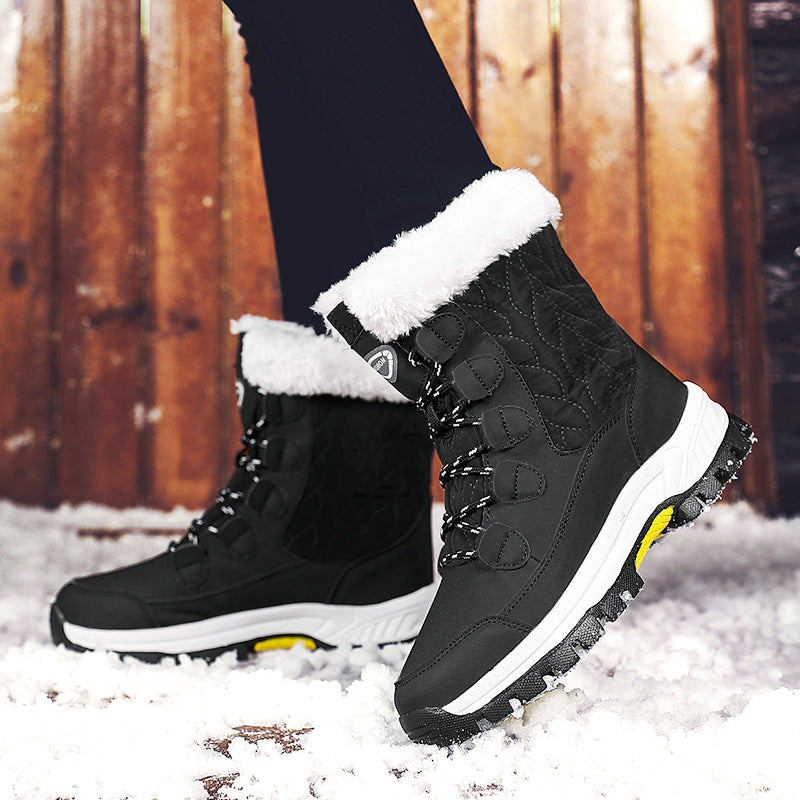 Bottes d'hiver pour femmes avec doublure isolée et semelle antidérapante Chic und Stil