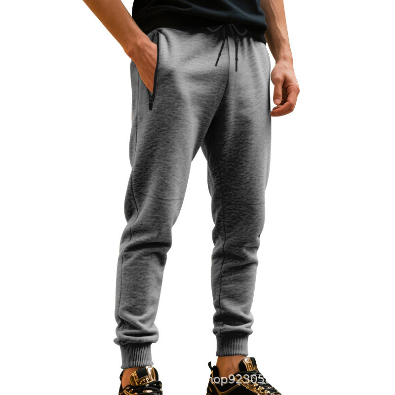 Pantalon de jogging de loisirs pour hommes avec taille élastique et matériau régulateur d'humidité Chic und Stil