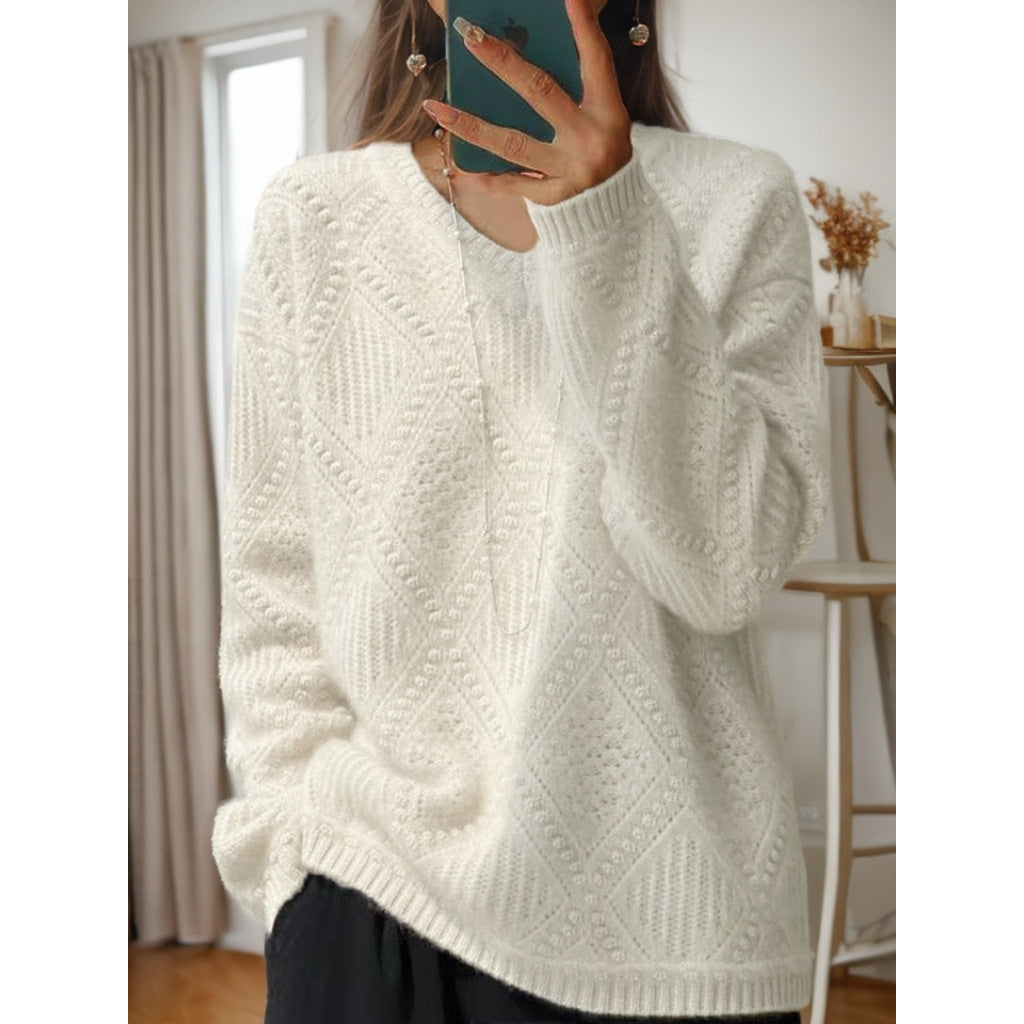 Pull en tricot pour femmes avec un traitement structuré et une texture douce Chic und Stil