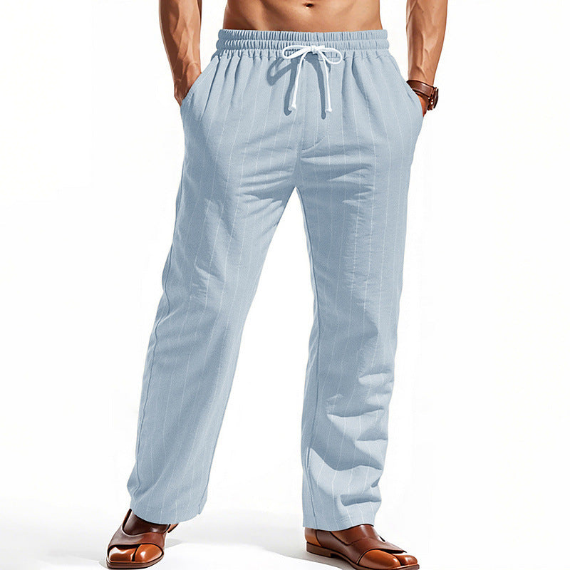 Pantalons de loisirs élégants et confortables pour hommes avec taille élastique Chic und Stil