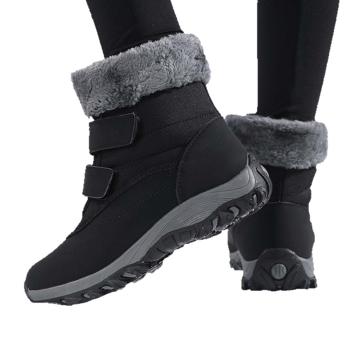 Bottes d'hiver pour femmes avec semelle antidérapante et doublure intérieure chaude Chic und Stil