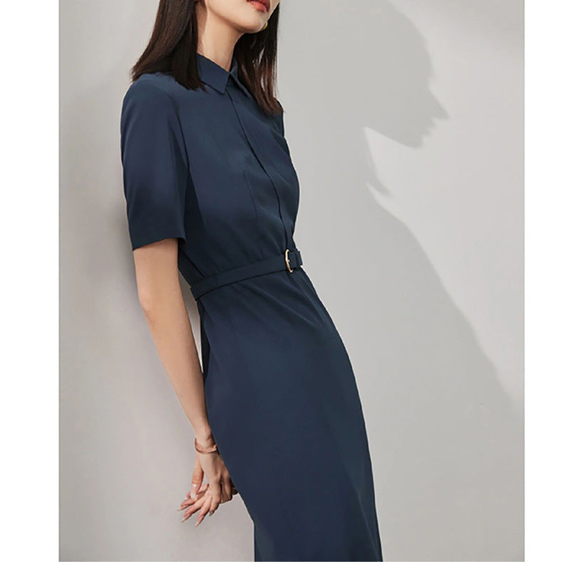 Robe chemise sur mesure pour femme avec ceinture Chic und Stil