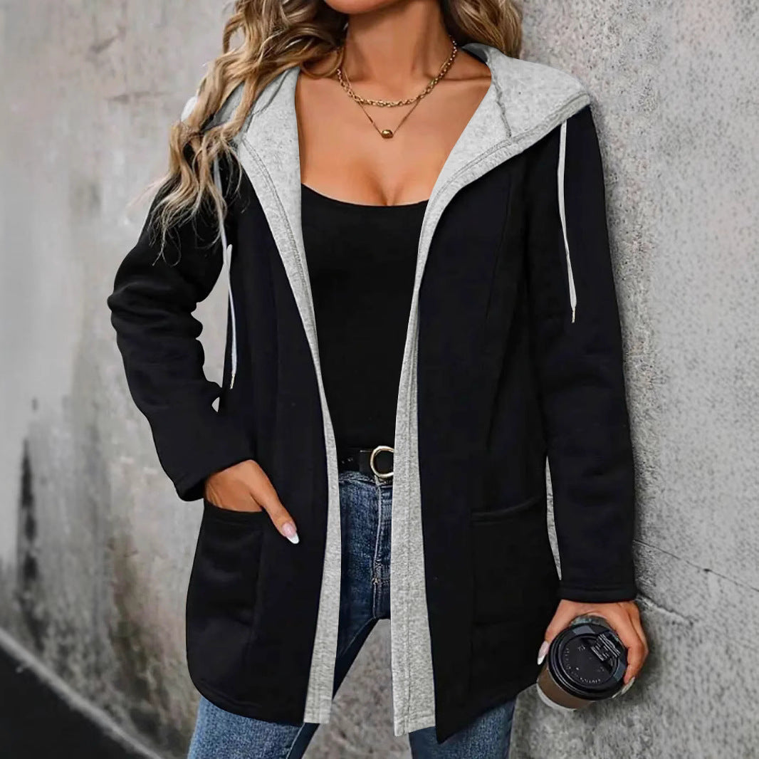 Veste à capuche décontractée pour femmes avec poches latérales et coupe moderne Chic und Stil