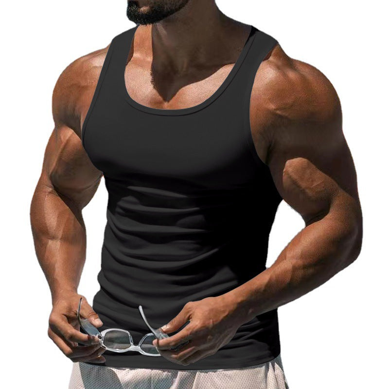 Hommes Débardeur de sport respirant à coupe ajustée Chic und Stil