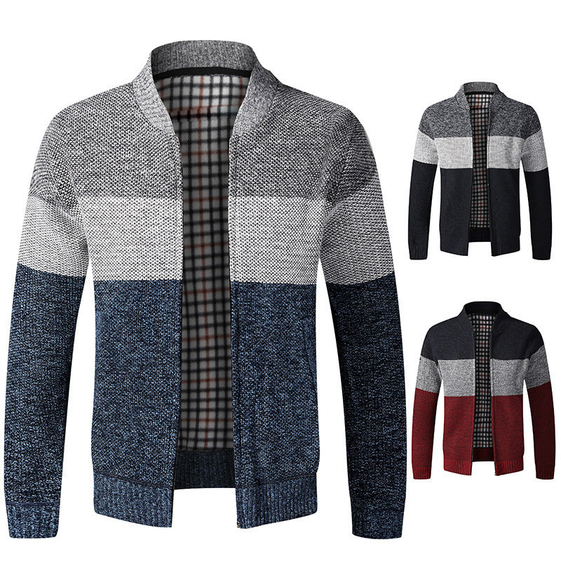 Cardigan en tricot sportif pour hommes au design moderne Chic und Stil