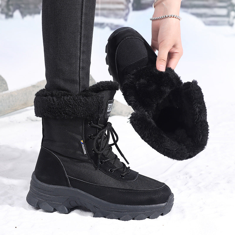 Bottes d'extérieur d'hiver pour femmes avec doublure isolante thermique et semelle antidérapante Chic und Stil