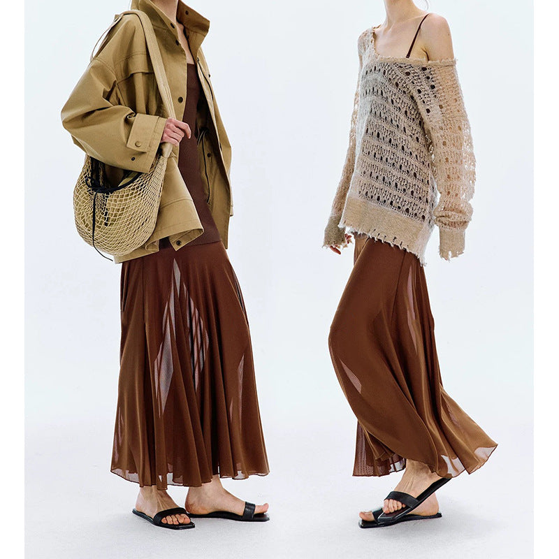 Robe Maxi Étagée Chic pour Femmes Chic und Stil
