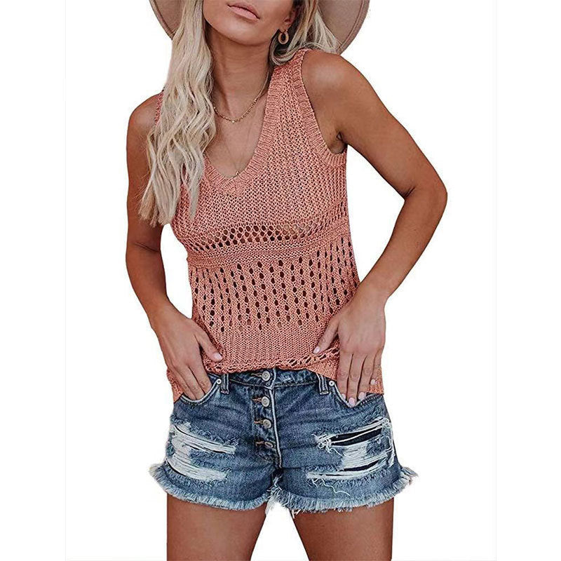 Haut en tricot pour femmes avec un motif losange polyvalent Chic und Stil