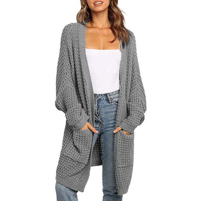 Cardigan tricot pour femmes avec coupe décontractée et poches Chic und Stil