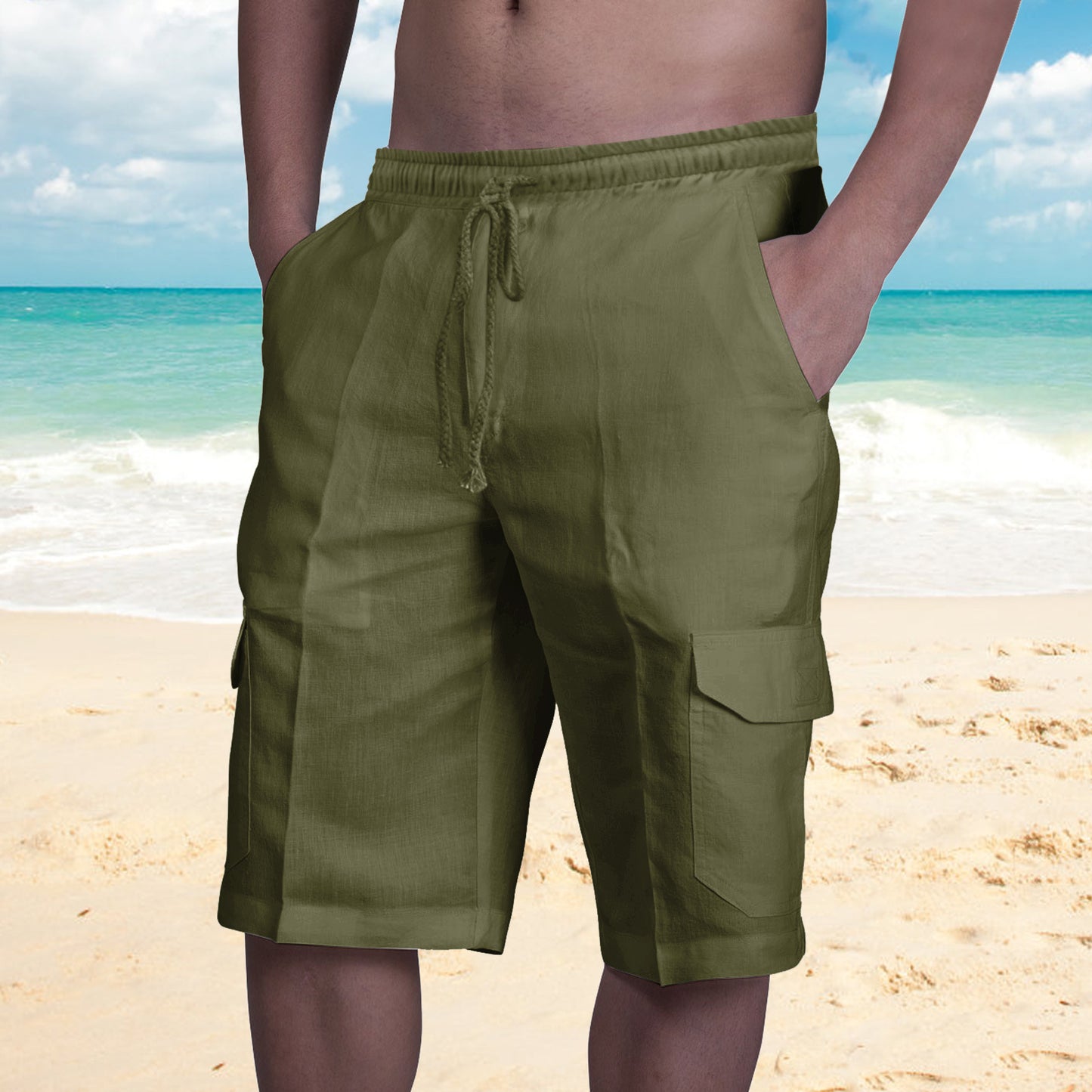 Shorts utilitaires cargo pour hommes Chic und Stil
