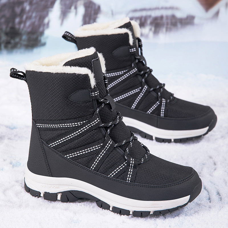 Bottes d'hiver isolées pour femmes avec semelle antidérapante et matériau supérieur respirant Chic und Stil