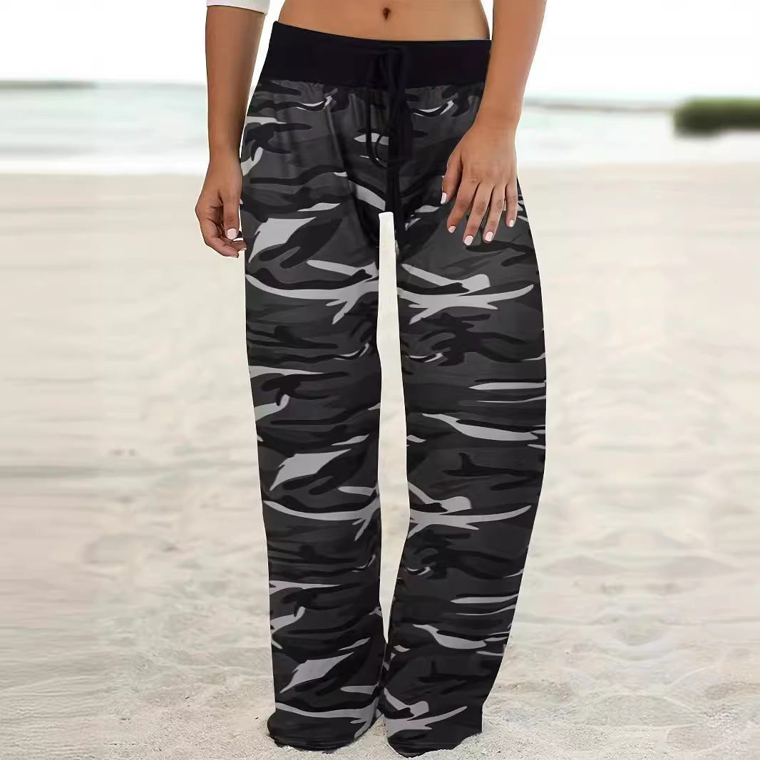 Pantalon de loisirs pour femmes au look camouflage moderne Chic und Stil