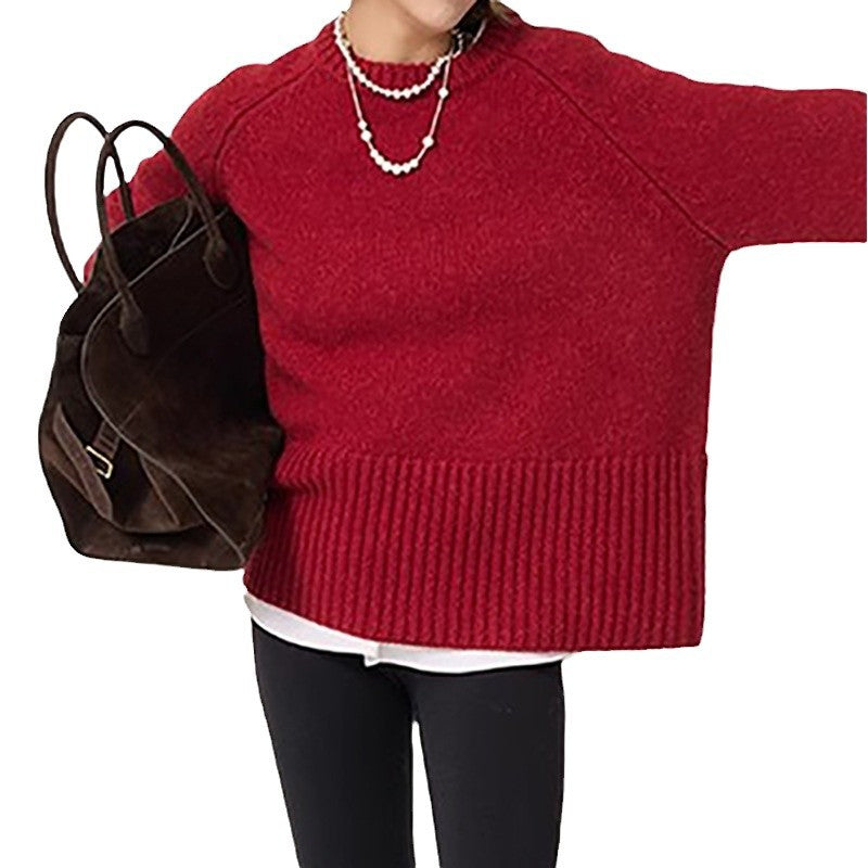 Pull en tricot surdimensionné pour femmes Chic und Stil