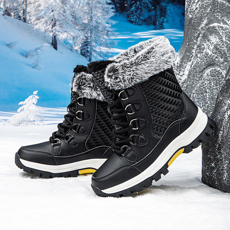 Bottes de randonnée d'hiver pour femmes avec doublure isolante et semelle antidérapante Chic und Stil