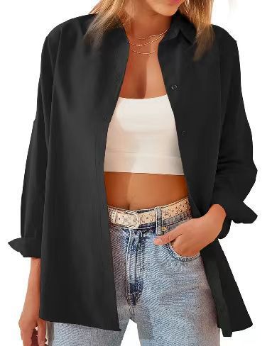 Chemisier femme ample avec devant boutonné et coupe élégante Chic und Stil