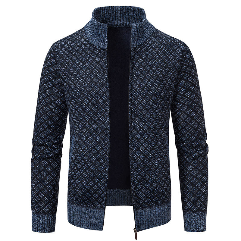Blazer en tricot élégant pour hommes avec motif texturé Chic und Stil