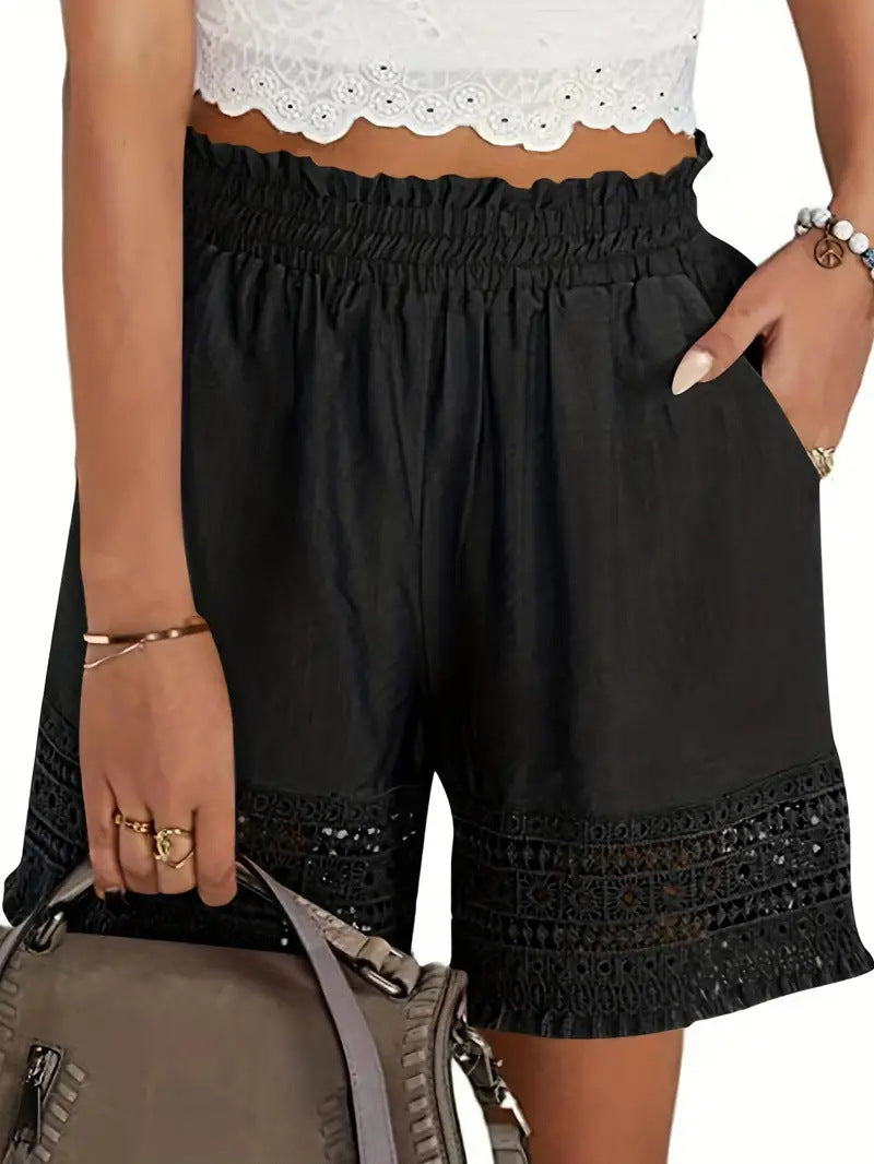 Shorts d'été en lin raffiné pour femmes Chic und Stil