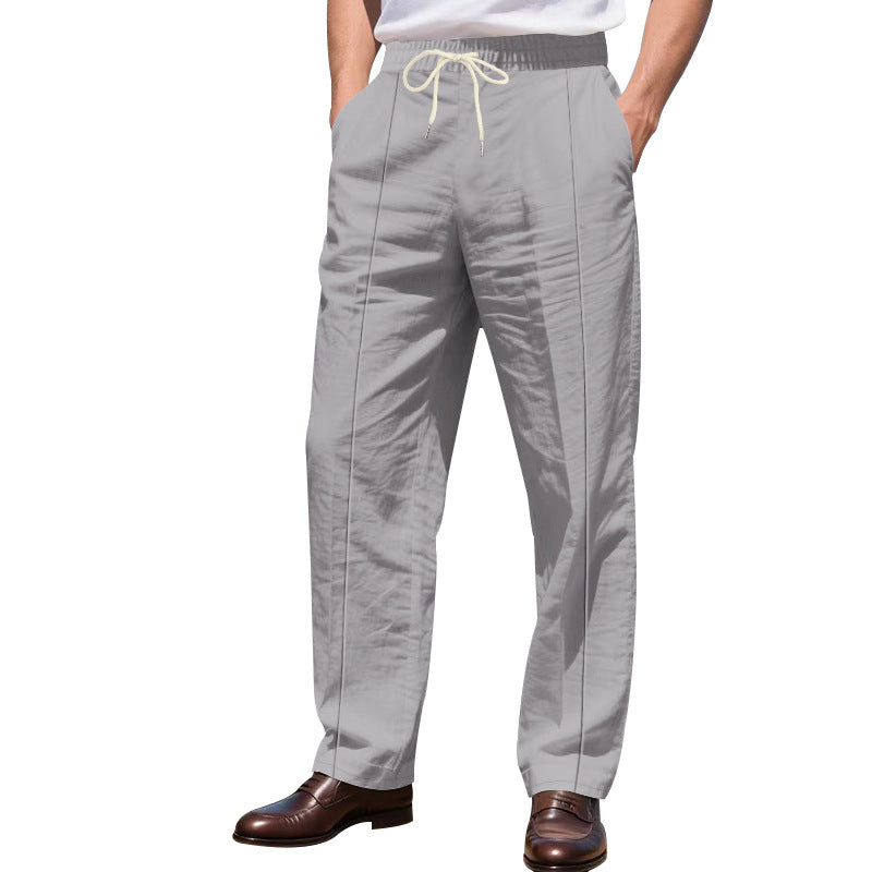 Men's elegant casual pants with adjustable waistband Chic and Style