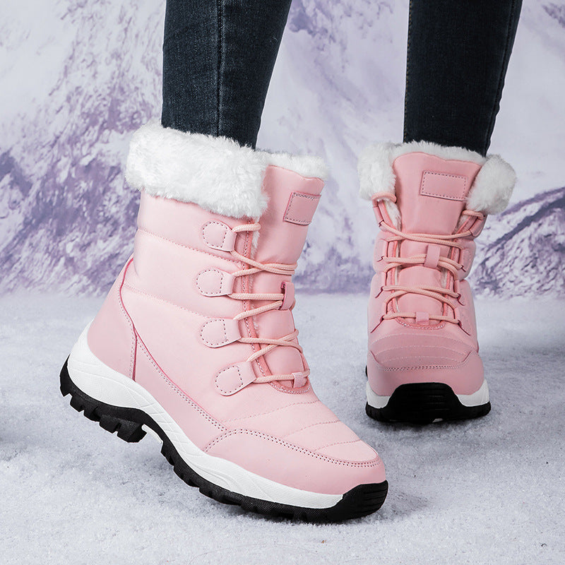 Bottes d'hiver pour dames avec semelle antidérapante et doublure intérieure chauffante Chic und Stil