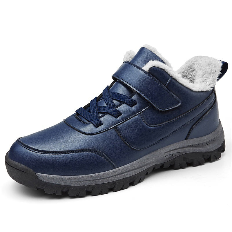 Bottines d'hiver pour femmes, doublées de chaude, avec semelle antidérapante et fermeture Velcro réglable Chic und Stil