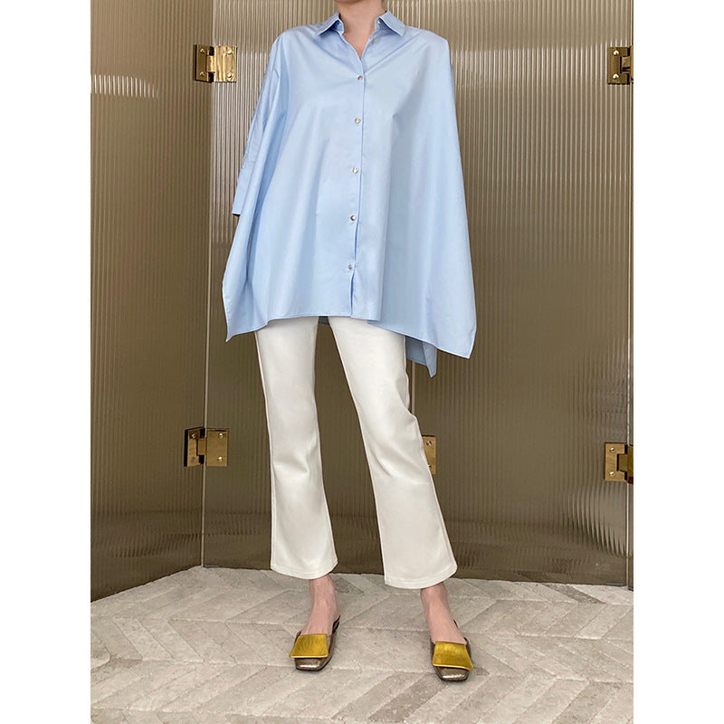 Chemise tunique à boutons pour femmes coupe décontractée Chic und Stil