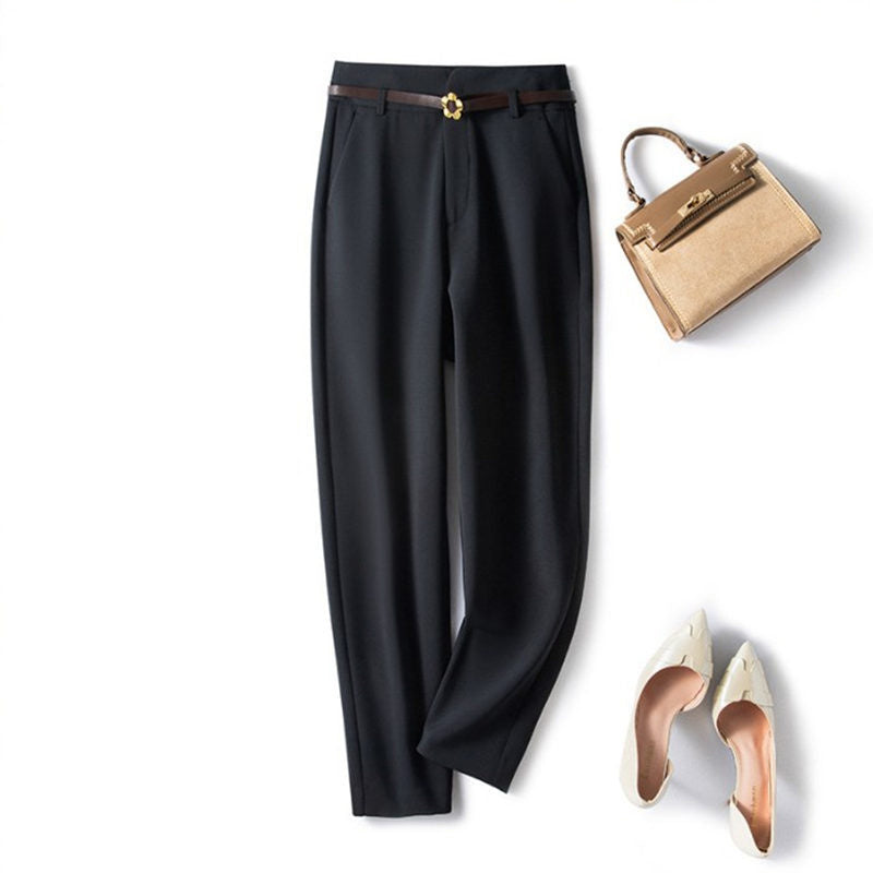 Pantalons cintrés taille haute pour femmes Chic und Stil 1750846601