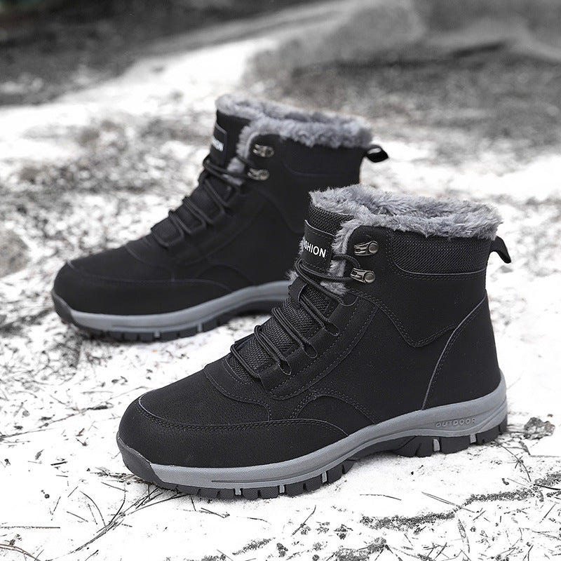 Bottes de randonnée d'hiver chaudes pour femmes avec doublure isolante et semelle antidérapante Chic und Stil