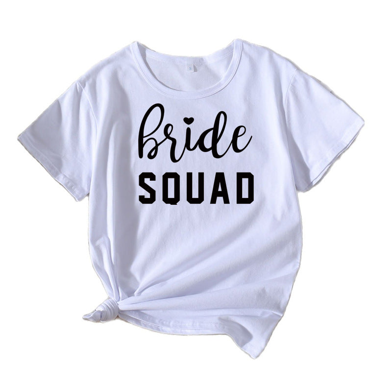 T-shirt graphique de loisirs pour femmes Brauttribe Chic und Stil
