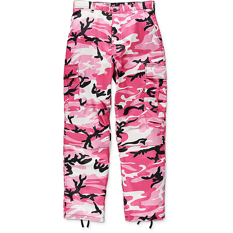 Men's camouflage cargo pants with versatile pockets Chic and Style